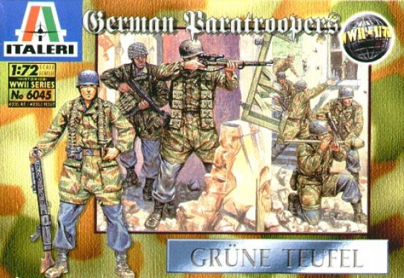 1/72 2nd WW Germ. paratroopers