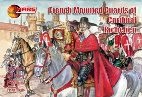 1/72 French mounted guards of Cardinal Richelieu