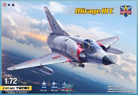 1/72 Mirage IIIC All-weather interceptor