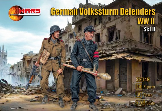 1/32 German Volkssturm Defenders WWII set II
