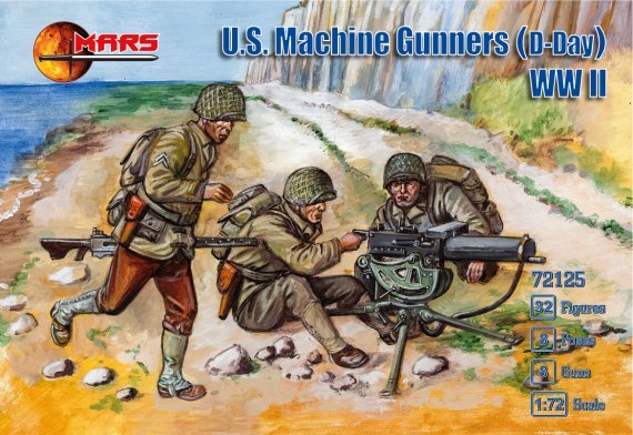 1/72 U.S. Machine gun team D-Day