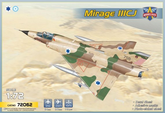 1/72 Mirage IIICJ all-weather interceptor