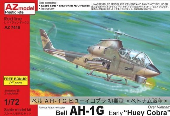 1/72 Bell AH-1G Early (Over Vietnam) HQ