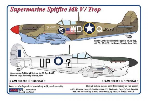 1/48 Supermarine Spitfire Mk.V / Trop
