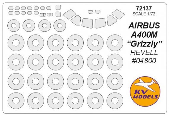 1/72 Airbus A400M Grizzly + wheels masks