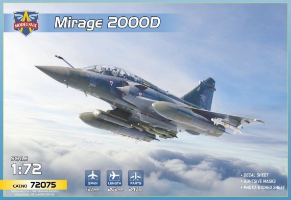 1/72 Mirage 2000D with SCALP-EG Missile