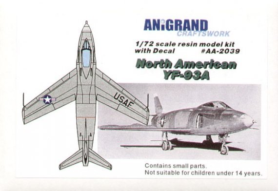 1/72 North-American YF-93A