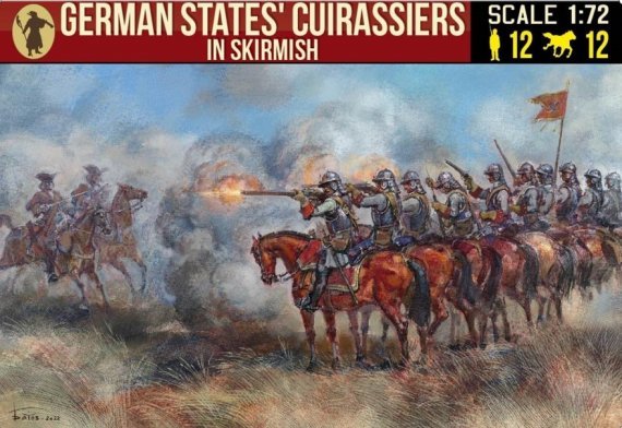 1/72 German States Cuirassiers in SkirmishSpanish Succession War