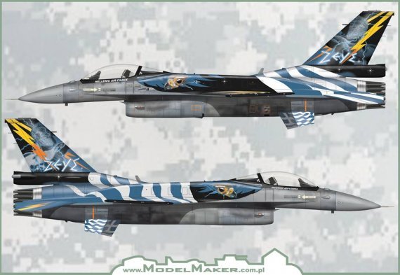 1/72 Lockheed-Martin F-16C Zeus Demo Team decal & resin