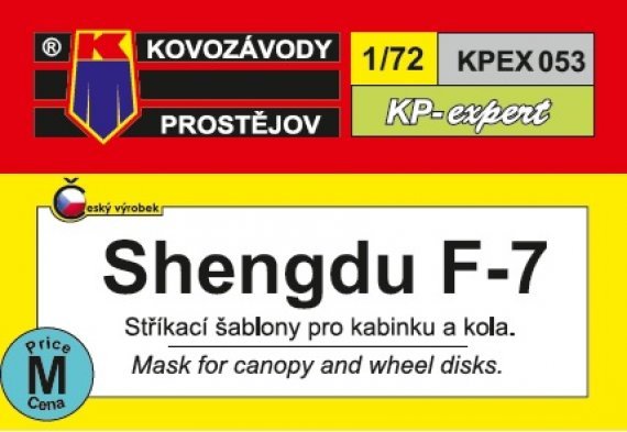 1/72 Canopy & wheel mask Chengdu F-7
