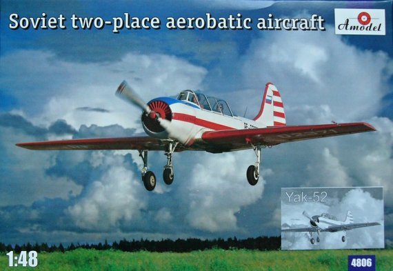 1/48 Yak-52 Soviet two-seat aerobatic aircraft
