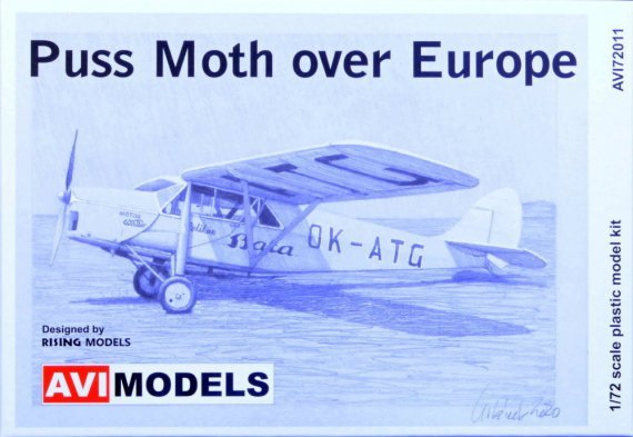 1/72 Puss Moth over Europe