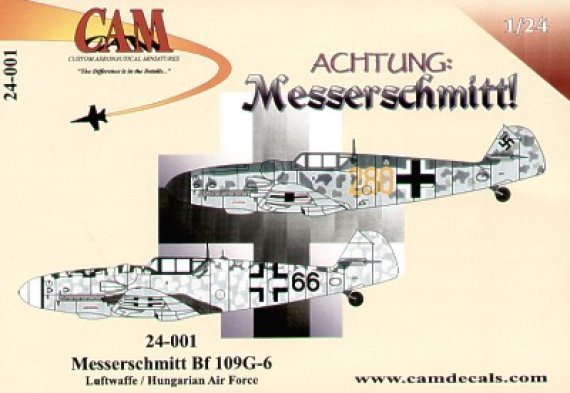 Cam Decals 1/24 Messerschmitt Bf-109G-6
