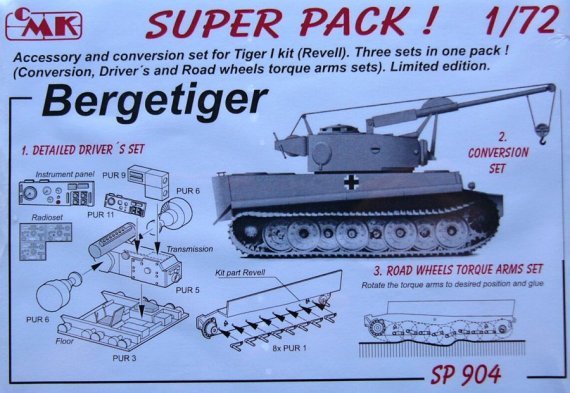 1/72 BERGTIGER for Revell (3-in-1)