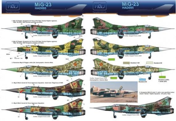 1/32 Decal MiG-23 MF/MLD