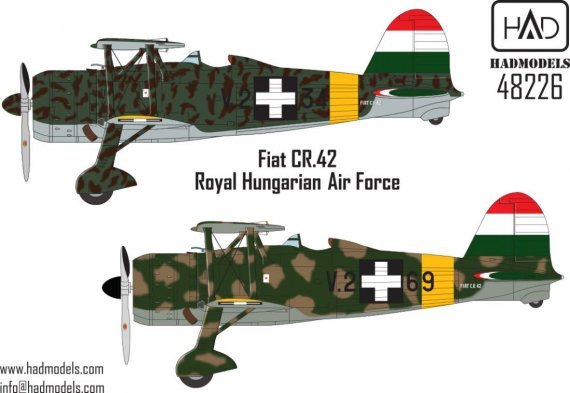 1/48 Decal Fiat CR.42 Royal Hungarian AF Part 1