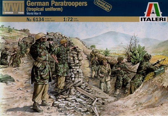 1/72 WWII German Paratroopers (Winter Uniform)