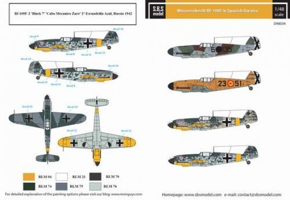1/48 Messerschmitt Bf-109F in Spanish Service
