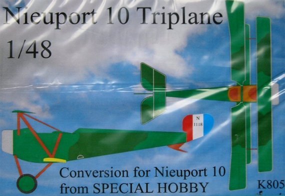 1/48 Nieuport 10 Triplane  Conv.set (SP.HOBBY)