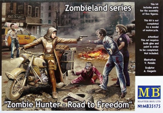 1/35 Zombie Hunter  Road to Freedom (5 fig.)