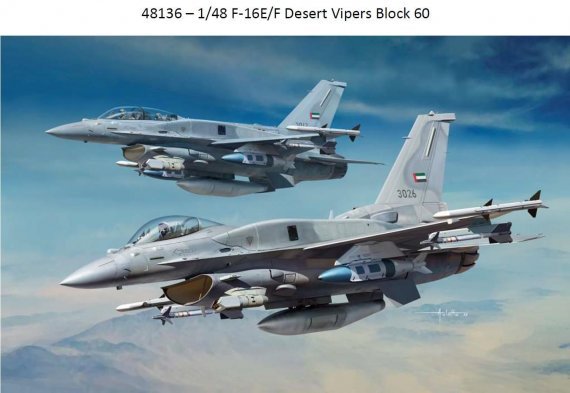 1/48 Lockheed-Martin F-16E/F desert viper Block 60