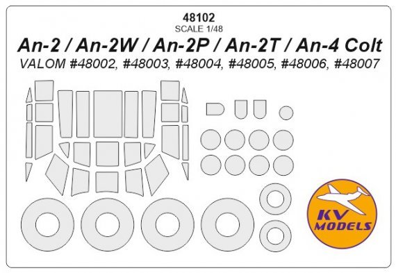 1/48 Antonov An-2 + wheels masks