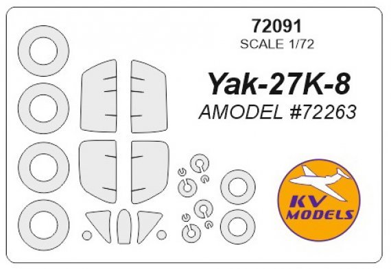 1/72 Yakovlev Yak-27K-8 + wheels masks