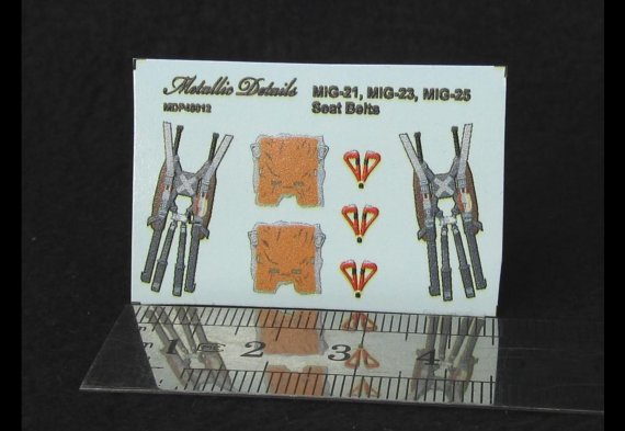 1/48 Mikoyan MiG-21, MiG-23, MiG-25 seat belts