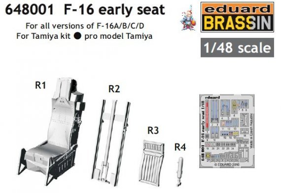 1/48 BRASSIN F-16 early seat (TAM)