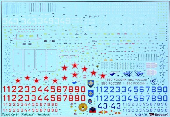 1/72 Sukhoi Su-34 Fullback-Hellduck