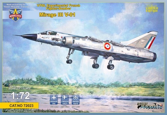 1/72 Dassault Mirage III V-01 French VTOL