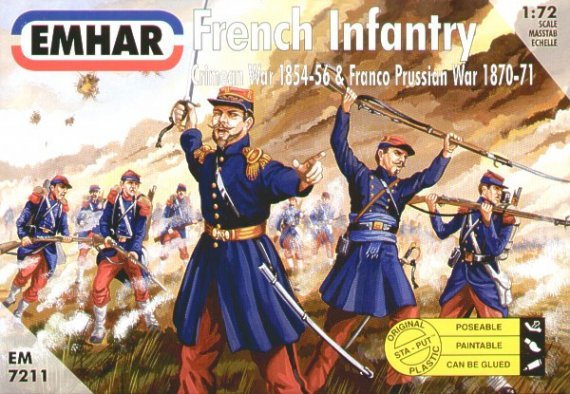 Emhar 1/72 Infanterie Fran�aise Guerres Crim�e Russie
