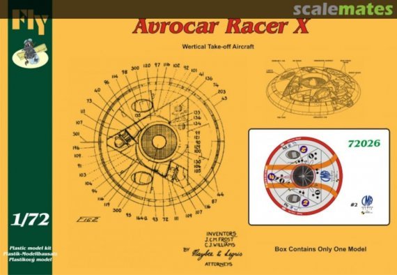 1/72 British Avrocar Racer X CMR