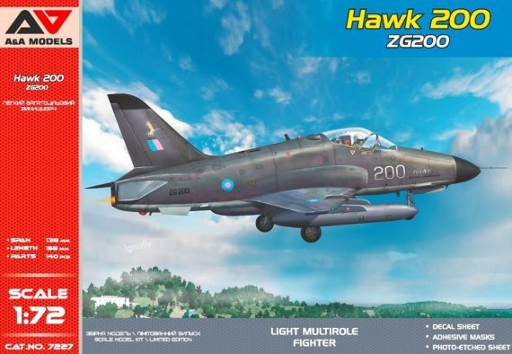 1/72 Hawk 200 light fighter