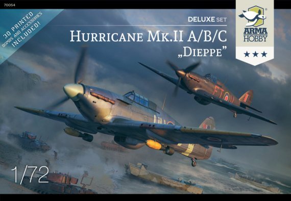 Hawker Hurricane Mk.IIA/B/C Dieppe Deluxe Set 1/72 scale