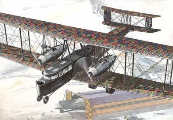 Roden 1/72 Zeppelin Staaken R.VI 27/16