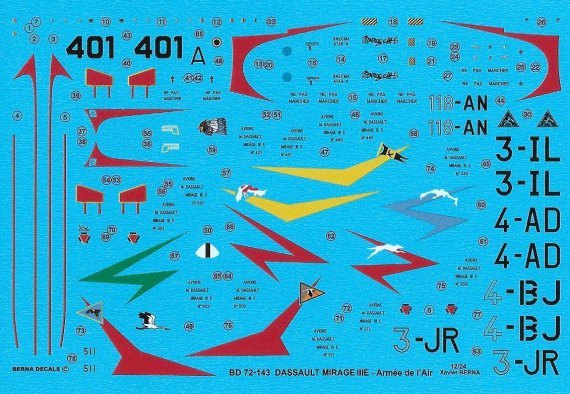 1/72 Dassault_Mirage IIIe Armee de l Air in natural metal