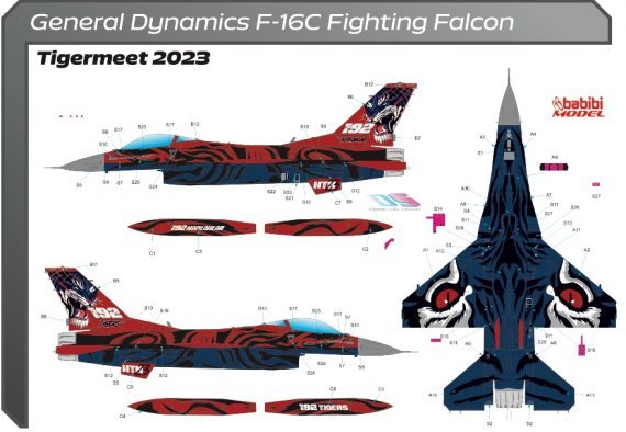 1/72 F-16C Fighting Falcon Nato Tigermeet 2023