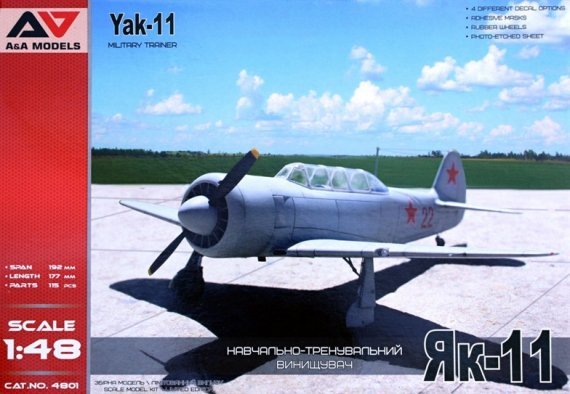 1/48 Yakovlev Yak-11 Military Trainer