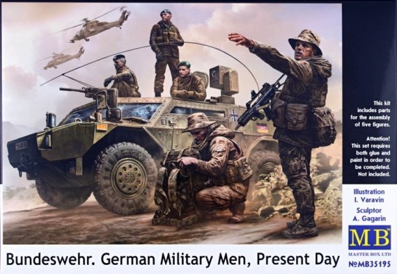 1/35 Bundeswehr Military Men, Present Day