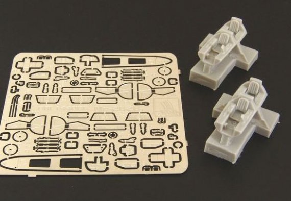 1/144 Me 262B Schwalbe  PE set, 2 pcs. (EDU)