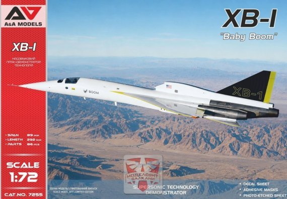 A&A MODELS XB-1 Baby Boom Supersonic Demonstrator 1/72
