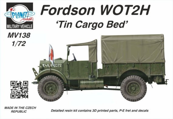 1/72 Fordson WOT2H Tin Cargo Bed