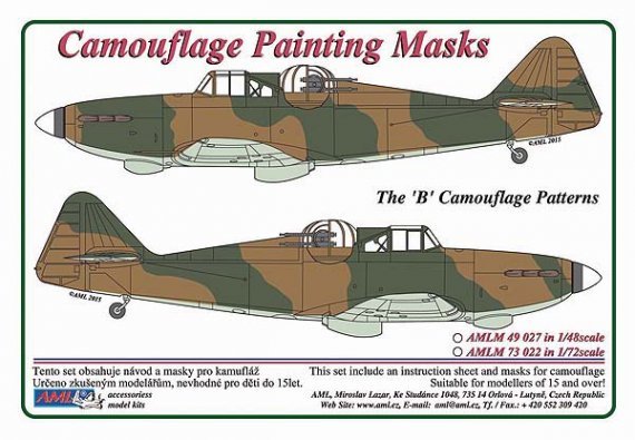 1/48 Defiant Mk.I B Camouflage Patterns