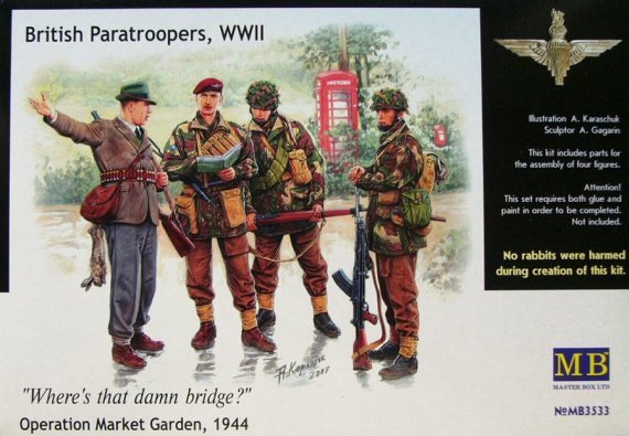 1/35 British Paratroopers WWII Wheres that damn bridge