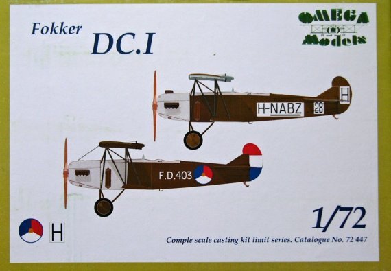 1/72 Fokker DC.I (Dutch East India)