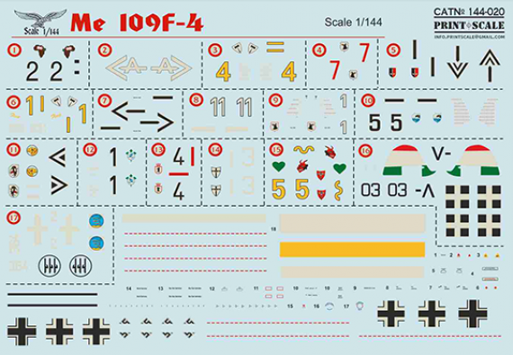 1/144 Messerschmitt Bf-109F-4