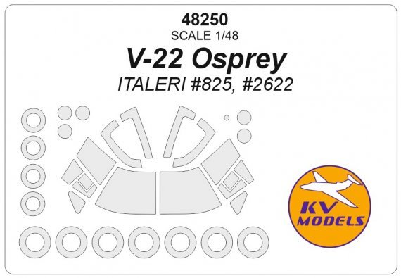 1/48 Bell V-22 Osprey + wheels masks