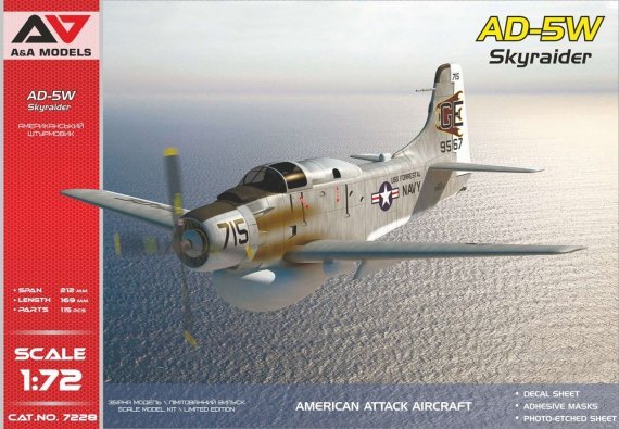 1/72 Douglas AD-5W Skyraider