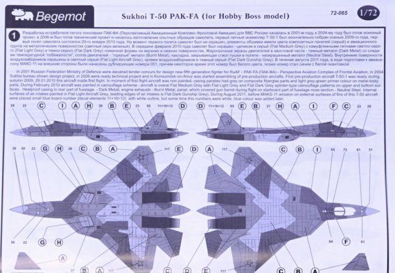 1/72 Sukhoi T-50 PAK-FA